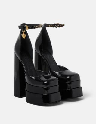 Versace - Medusa Aevitas Platform Pumps 1002005-1A05256_1B00V (Black+Gold)