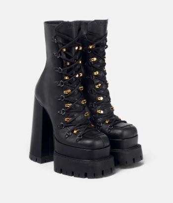 Versace - Aevitas Lace-up Platform Boots 1006898-DVT2P_1B00V