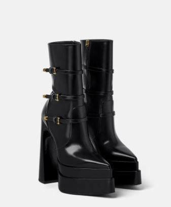 Versace - Aevitas Pointy Platform Boots 1007252-DVT51_1B00V