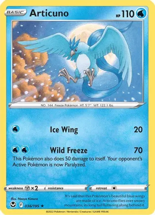 Articuno - 036/195 - Holo Rare