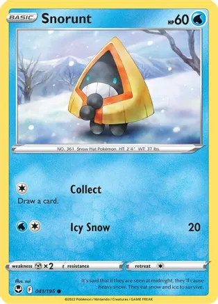 Snorunt - 041/195 - Common