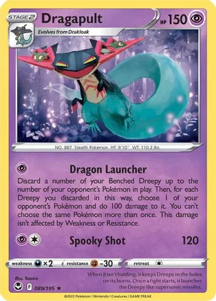 Dragapult - 089/195 - Holo Rare