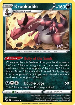 Krookodile - 113/195 - Holo Rare