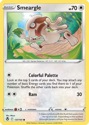 Smeargle - 137/195 - Common