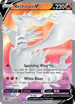 Reshiram V (Full Art) - 172/195 - Ultra Rare Reshiram V (Full Art) - 172/195 - Ultra Rare