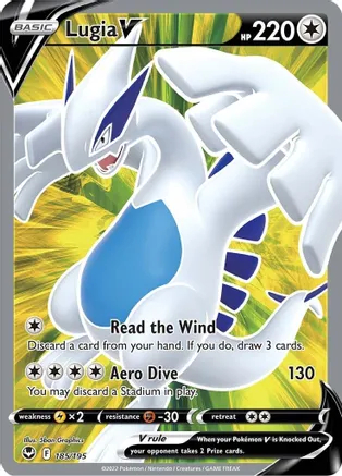 Lugia V (Full Art) - 185/195 - Ultra Rare