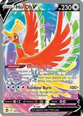 Ho-Oh V - 187/195 - Full Art Ultra Rare