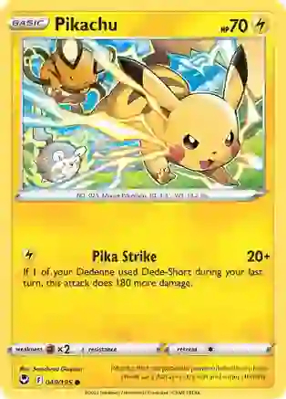 Pikachu - 049/195 - Common - Reverse Holo