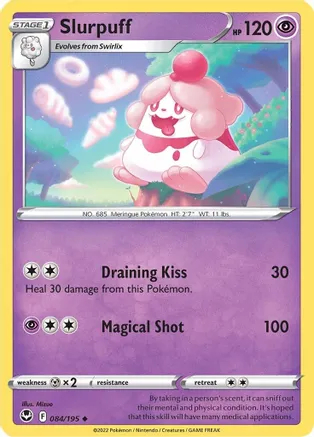 Slurpuff - 084/195 - Uncommon - Reverse Holo