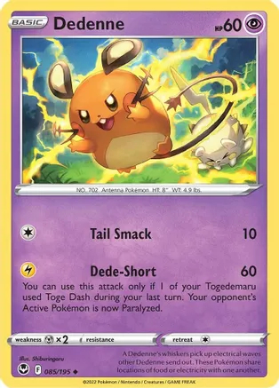 Dedenne - 085/195 - Uncommon - Reverse Holo