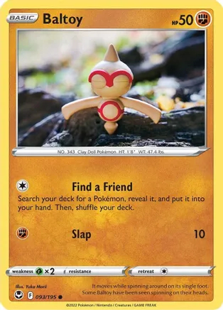 Baltoy - 093/195 - Common - Reverse Holo