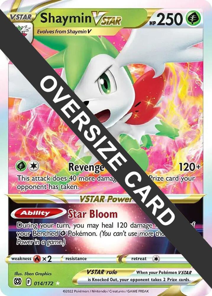 Shaymin VSTAR - 014/172  - Oversized Promo