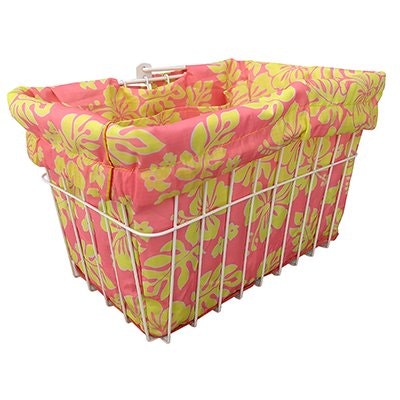 Cruiser Candy Basket Liner: HIBISCUS PK/YL