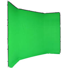 Savage Collapsible/Reversible Background (6 x 7', Chroma Green/Blue)