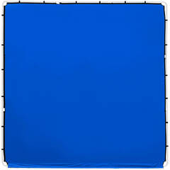 Studio Dynamics Canvas Background, Lightstand Mount - 8x12' - Chroma Key Blue