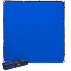 Studio Dynamics Canvas Background, Studio Mount - 10x24' - Chroma Key Blue