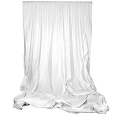 Westcott 9 x 20' Wrinkle-Resistant Polyester Backdrop (Rich Black)