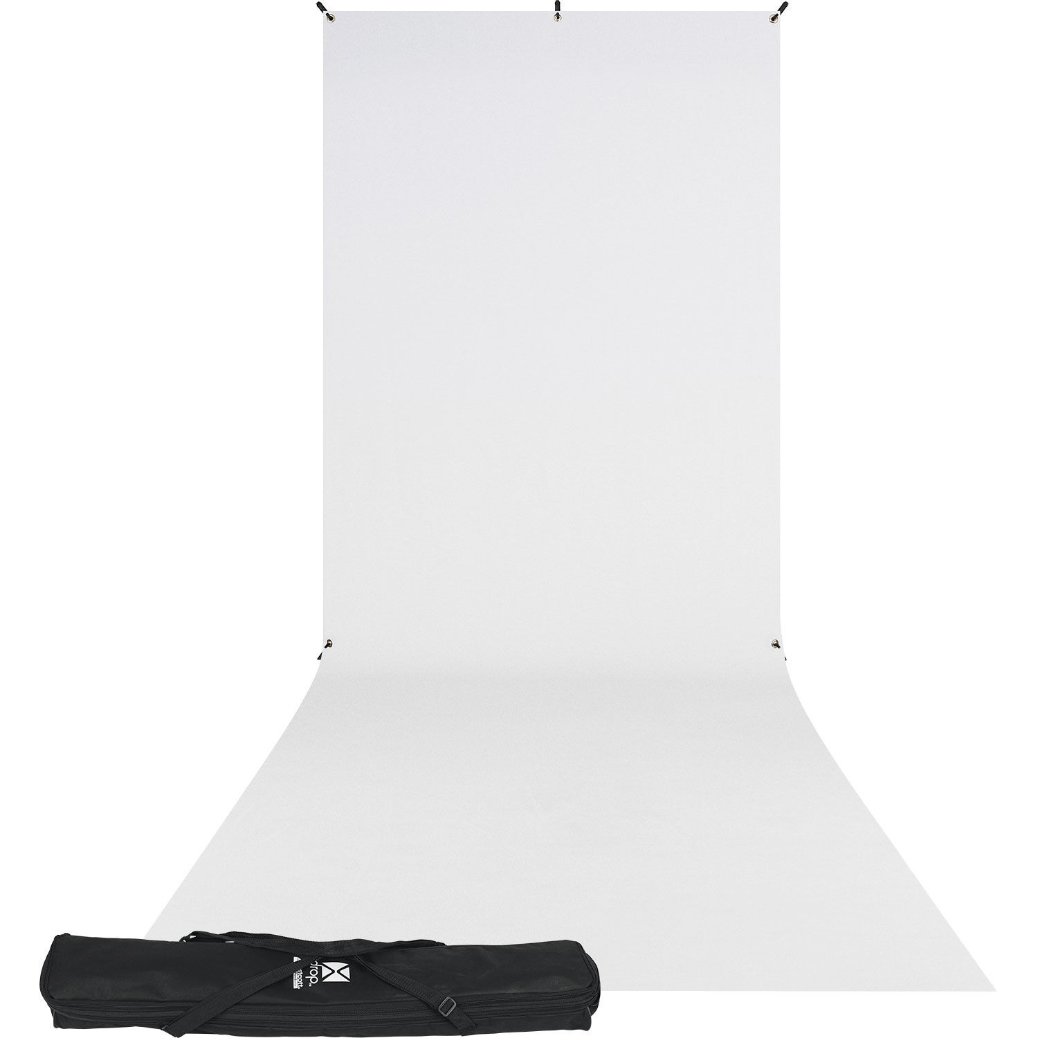 Angler Wrinkle-Resistant Fleece Background (9 x 20, Black)