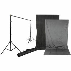 Savage Economy Background Support Stand with Gray Backdrop