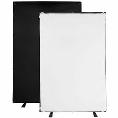 Westcott X-Drop Fabric Backdrop (Neutral Gray, 8 x 8')