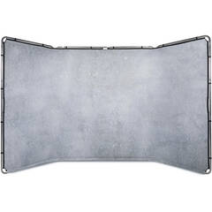 Manfrotto EzyFrame Vintage Background Kit (6.5 x 7.5', Pewter)