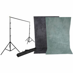 Westcott X-Drop Fabric Backdrop (Grunge Concrete, 5 x 7')