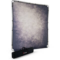 EASIFRAME® Cyclorama Fabric Curved Frame Skin (Light Texture Monochrome)