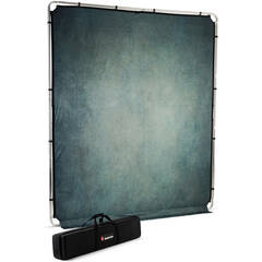 Manfrotto EzyFrame Vintage Background Kit 6.5 x 7.5' (Smoke)