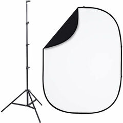 Manfrotto Vintage Reversible Collapsible Background 5 x 7' (Walnut/Pewter)