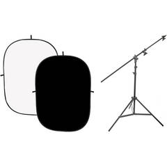Impact Collapsible Background Kit (5 x 7', Black)