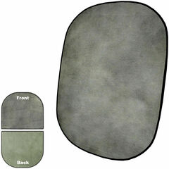 Savage Collapsible Background with Stand (5 x 6', Granite)