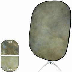Savage Collapsible/Reversible Background (5 x 6', Black/White)