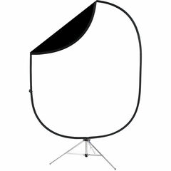 Manfrotto Collapsible, Reversible Background - 6x9' - Black/White
