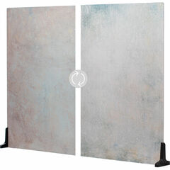 Westcott Old Wood Floor Matte Vinyl Backdrop with Grommets (5 x 7', White)