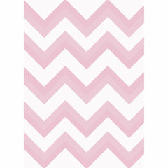 Westcott Wide Chevron Matte Vinyl Backdrop with Grommets (5 x 7', Blue)