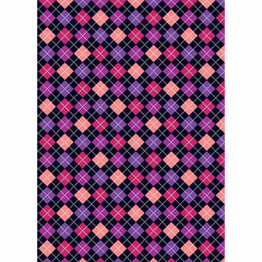Westcott Diamond Plaid Matte Vinyl Backdrop with Grommets (5 x 7', Brown)