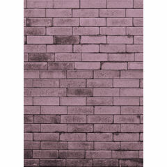 Westcott Brick Wall Matte Vinyl Backdrop with Hook-and-Loop Attachment (5 x 7', Brown)