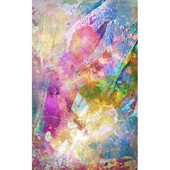 Click Props Backdrops Parchment Flowers Backdrop (5 x 8')