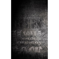 Click Props Backdrops Newspaper Wall Gold Backdrop (5 x 8')