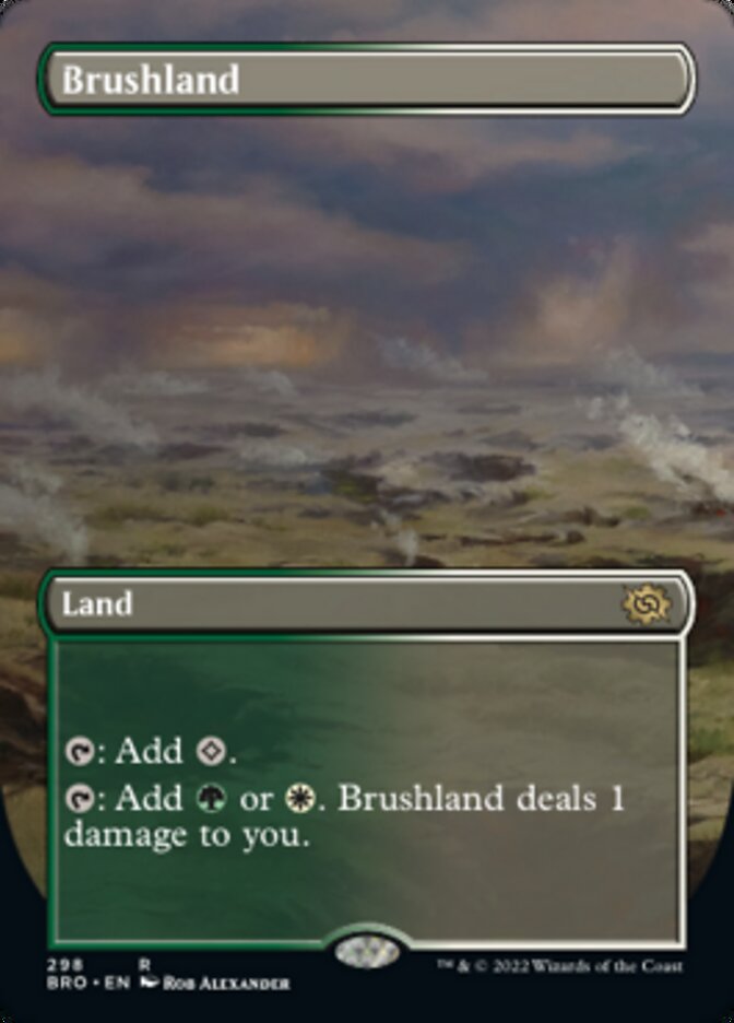 Brushland - Foil - Borderless