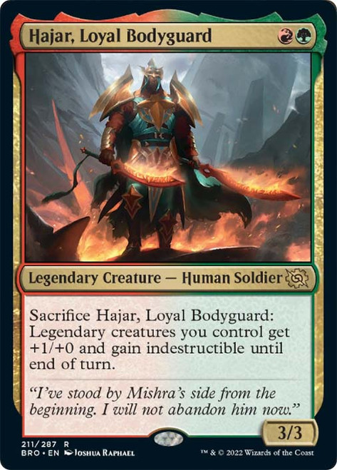 Hajar, Loyal Bodyguard - Foil