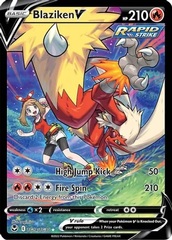 Blaziken V - TG14/TG30 - Ultra Rare - Silver Tempest Trainer Gallery