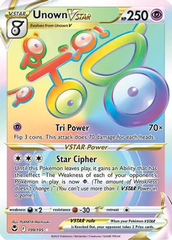 Unown VSTAR - 199/195 - Secret Rare