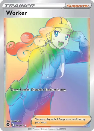Worker - 209/195 - Secret Rare Worker - 209/195 - Secret Rare