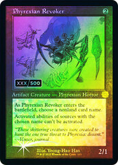 Phyrexian Revoker - Foil - Retro Schematic - Serialized