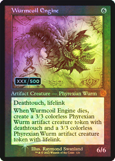 Wurmcoil Engine - Foil - Retro Schematic - Serialized