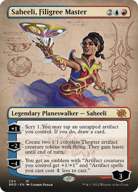 Saheeli, Filigree Master - Borderless