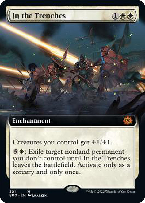 In the Trenches - Foil - Extended Art