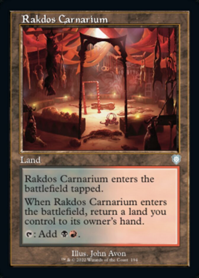 Rakdos Carnarium - Retro Frame