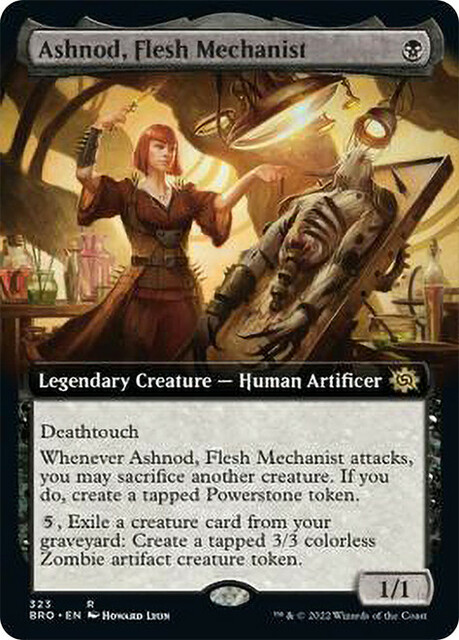 Ashnod, Flesh Mechanist - Extended Art